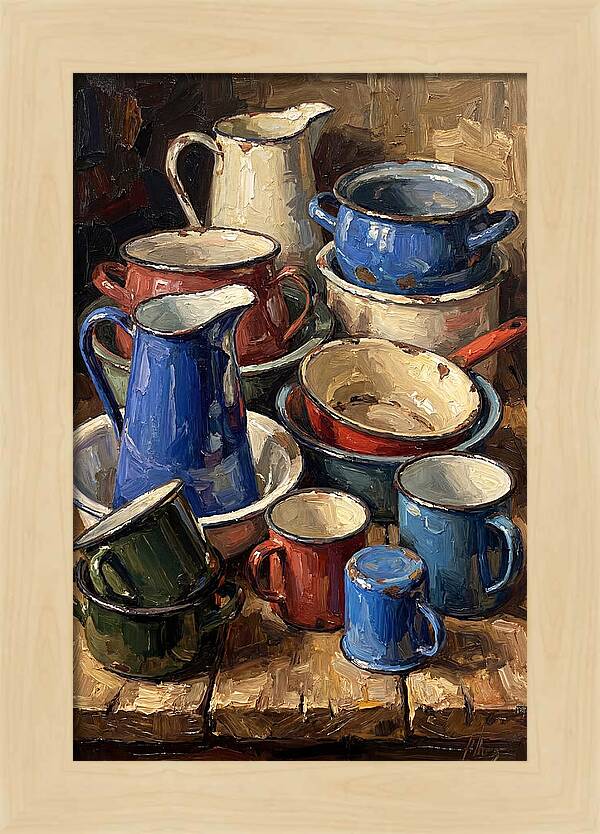 Vintage Enamelware Collection