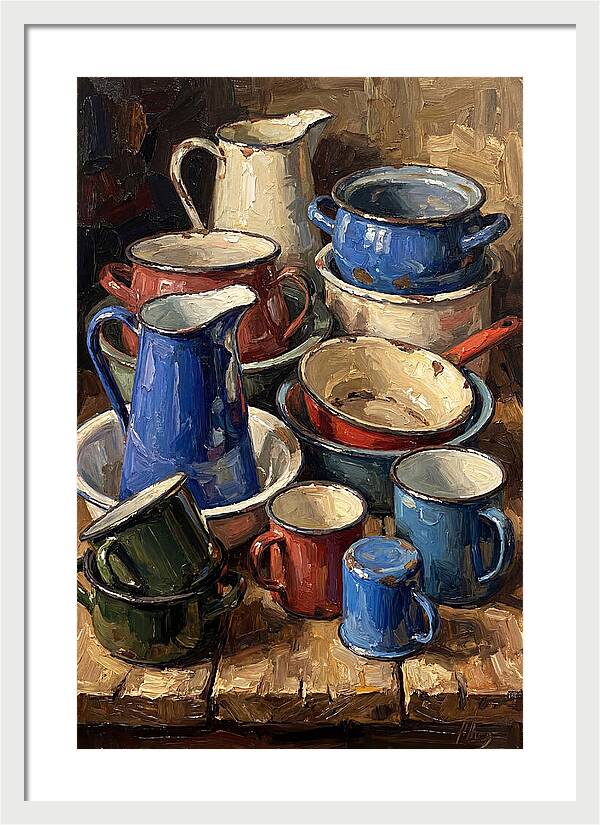 Vintage Enamelware Collection