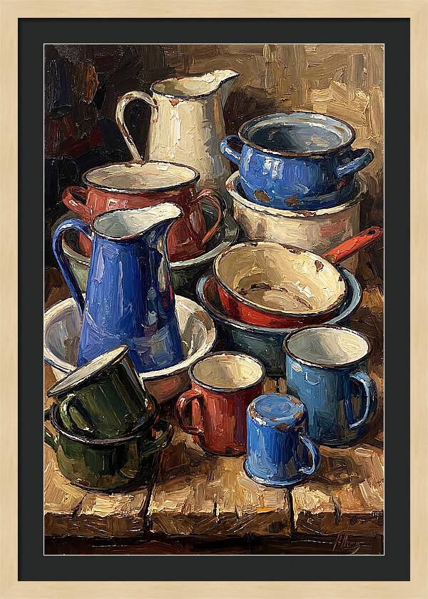 Vintage Enamelware Collection