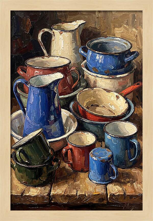 Vintage Enamelware Collection