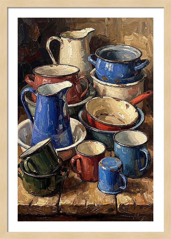 Vintage Enamelware Collection