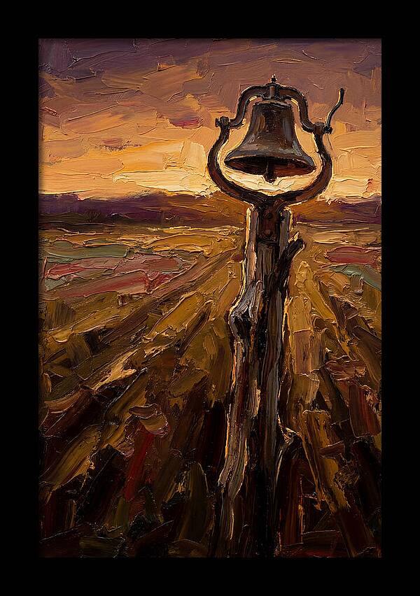 Vintage Farm Bell At Dawn