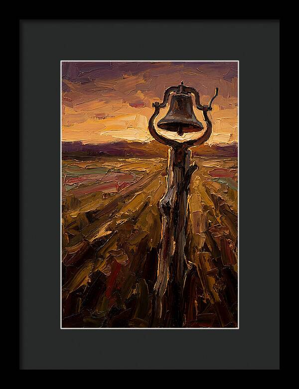 Vintage Farm Bell At Dawn