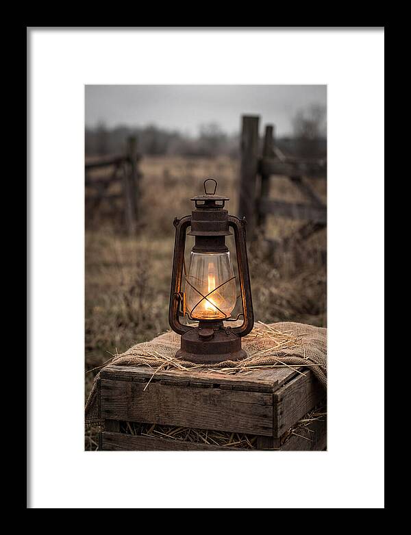 Vintage Farm Lantern Glow