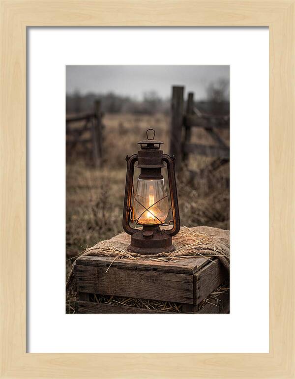 Vintage Farm Lantern Glow