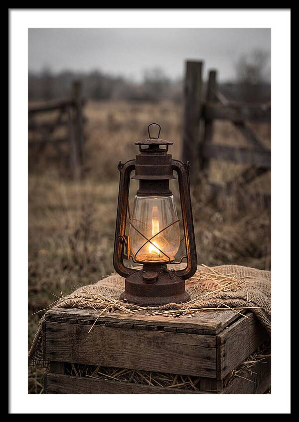 Vintage Farm Lantern Glow