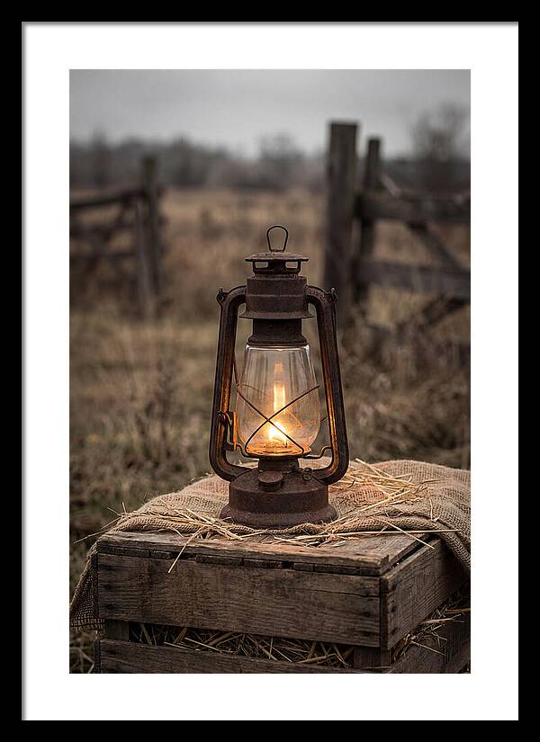 Vintage Farm Lantern Glow