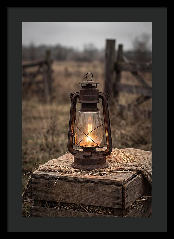 Vintage Farm Lantern Glow