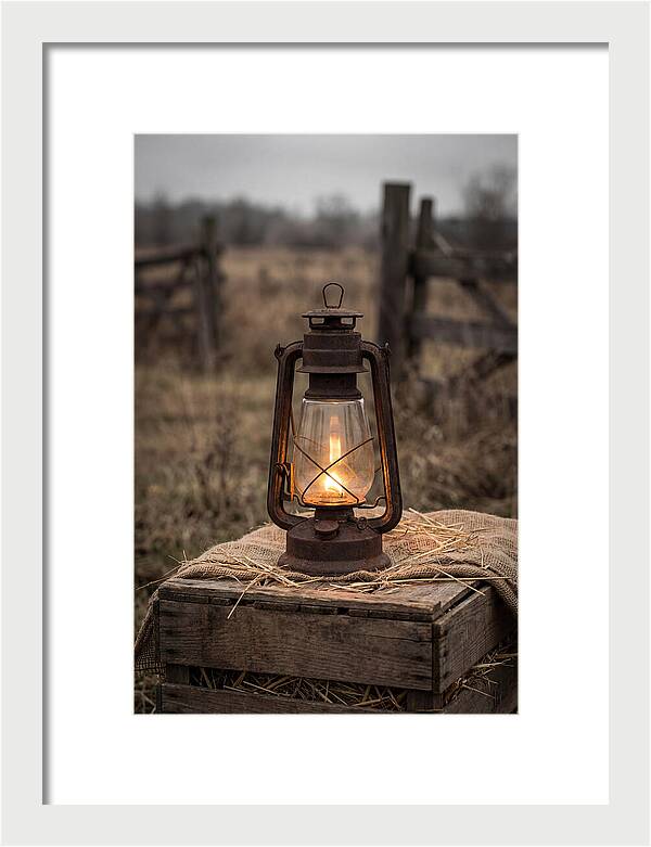 Vintage Farm Lantern Glow