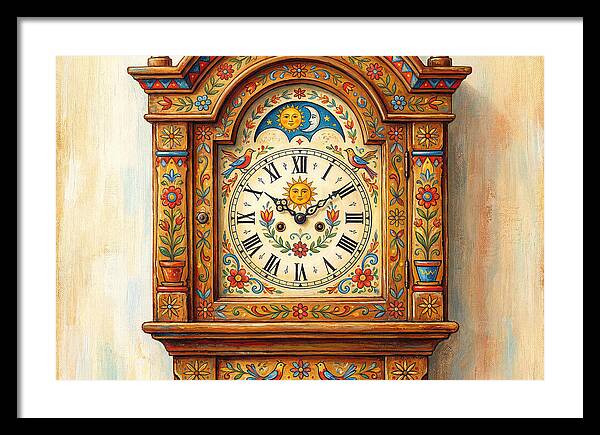 Vintage Folk Clock