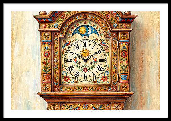 Vintage Folk Clock