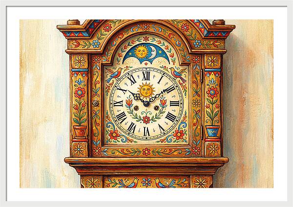 Vintage Folk Clock