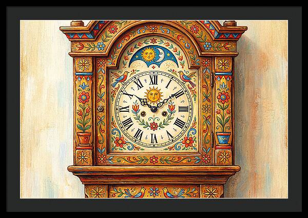 Vintage Folk Clock