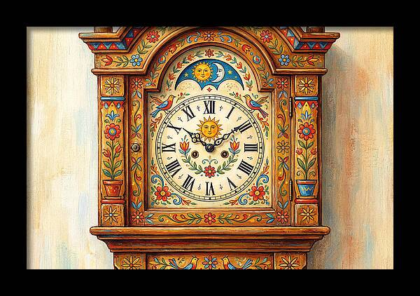 Vintage Folk Clock