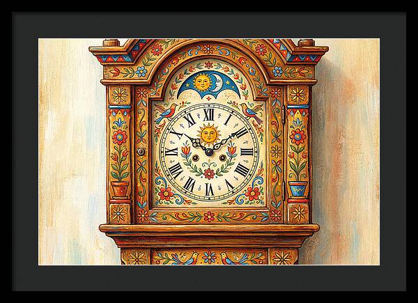 Vintage Folk Clock