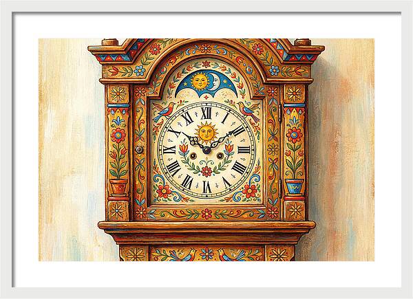 Vintage Folk Clock