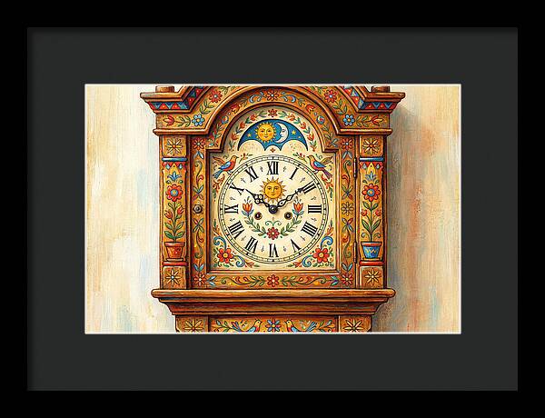 Vintage Folk Clock