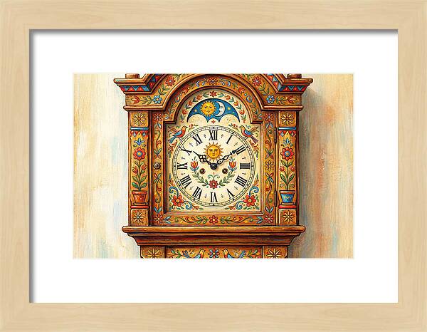 Vintage Folk Clock