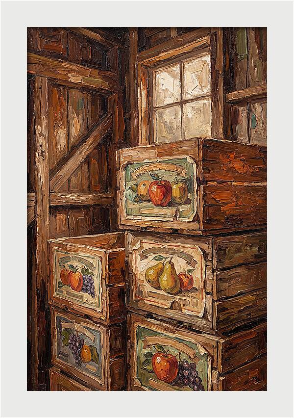 Vintage Fruit Crate Labels