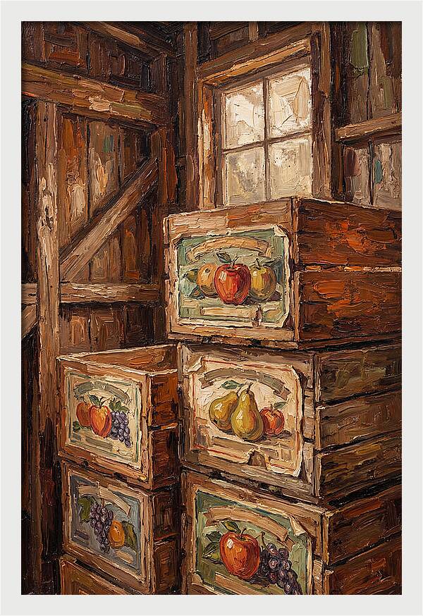 Vintage Fruit Crate Labels