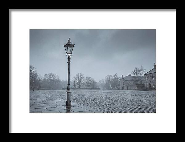 Vintage Gas Lamp On Street