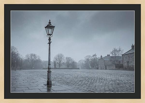 Vintage Gas Lamp On Street