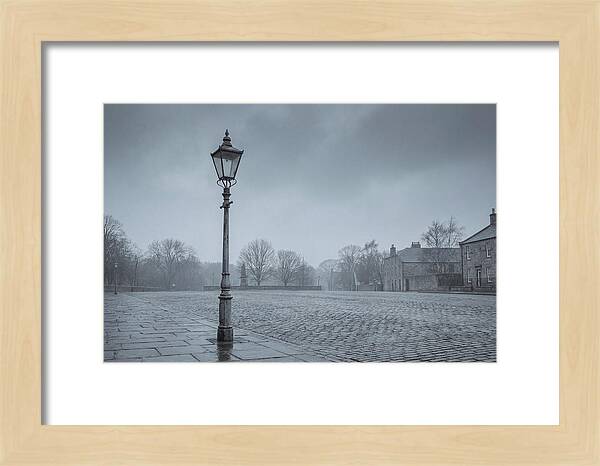 Vintage Gas Lamp On Street