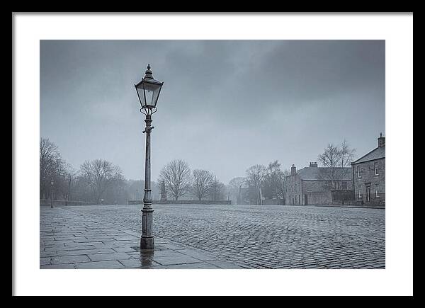 Vintage Gas Lamp On Street