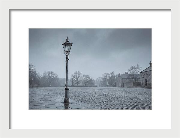 Vintage Gas Lamp On Street