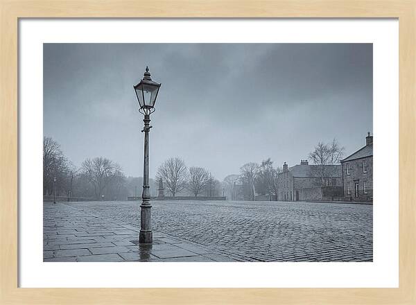 Vintage Gas Lamp On Street