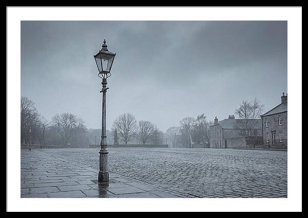 Vintage Gas Lamp On Street
