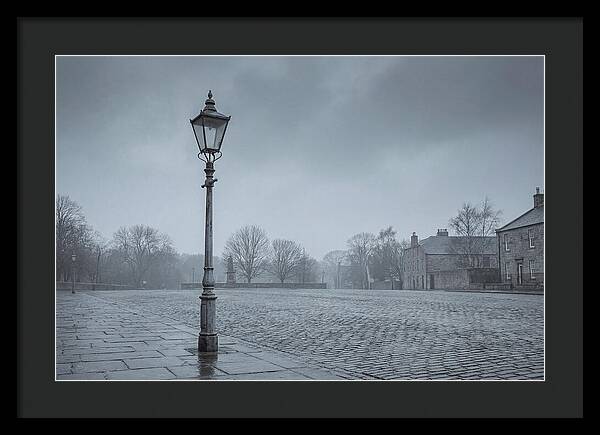 Vintage Gas Lamp On Street