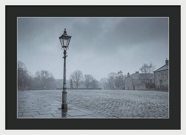 Vintage Gas Lamp On Street