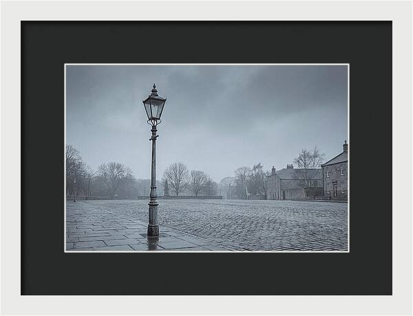 Vintage Gas Lamp On Street