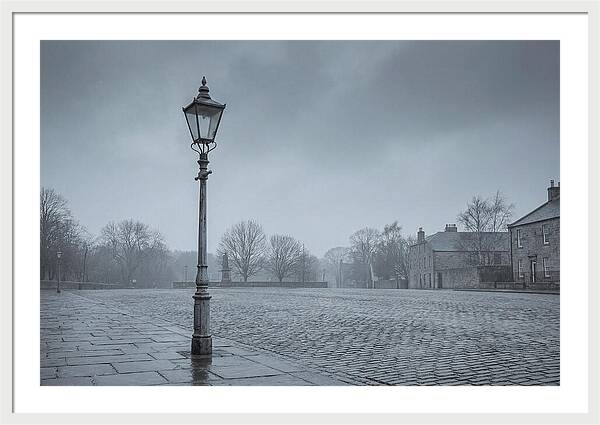 Vintage Gas Lamp On Street
