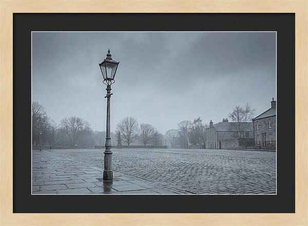 Vintage Gas Lamp On Street