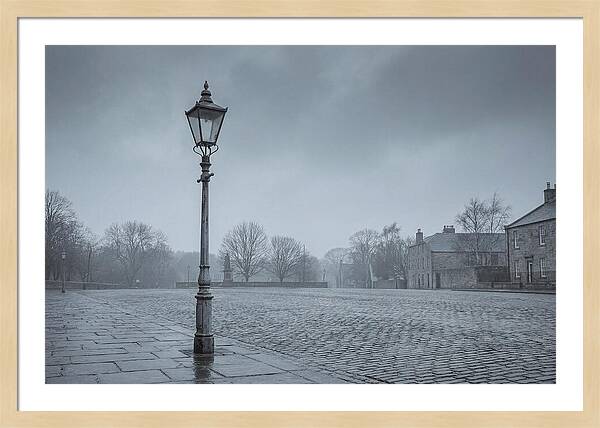 Vintage Gas Lamp On Street