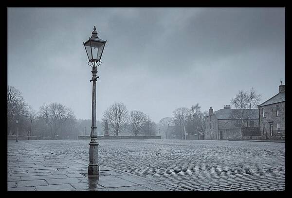 Vintage Gas Lamp On Street