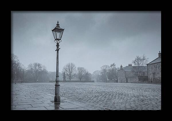 Vintage Gas Lamp On Street