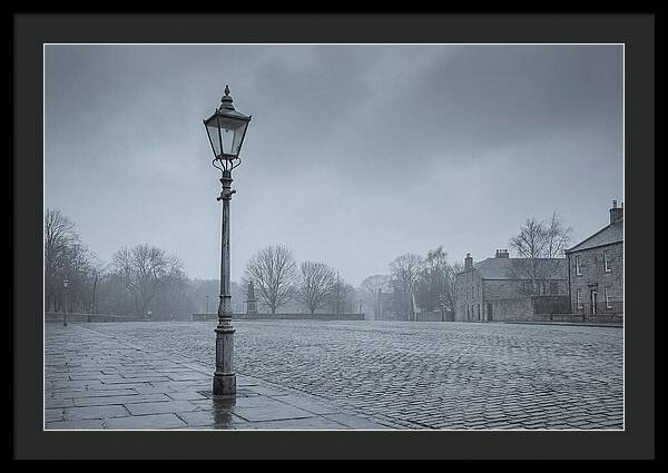 Vintage Gas Lamp On Street