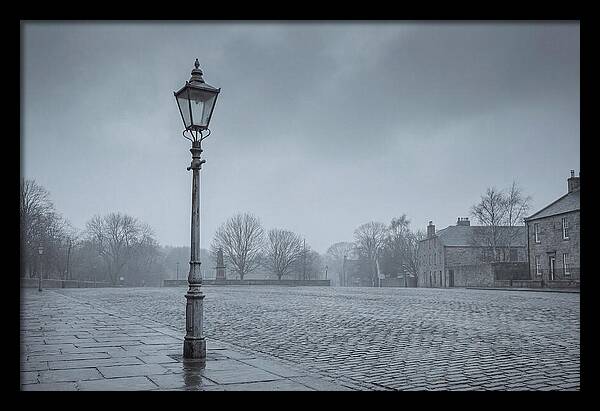 Vintage Gas Lamp On Street