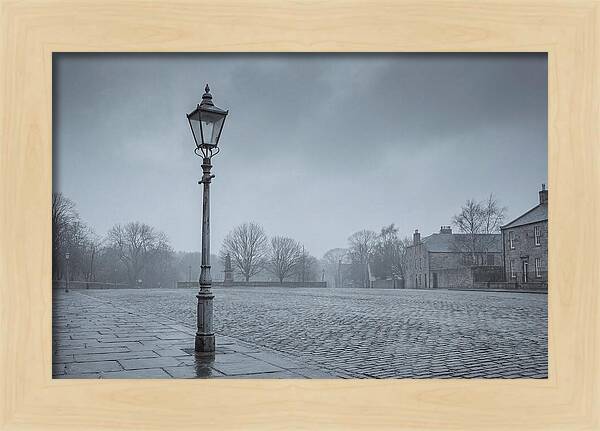 Vintage Gas Lamp On Street