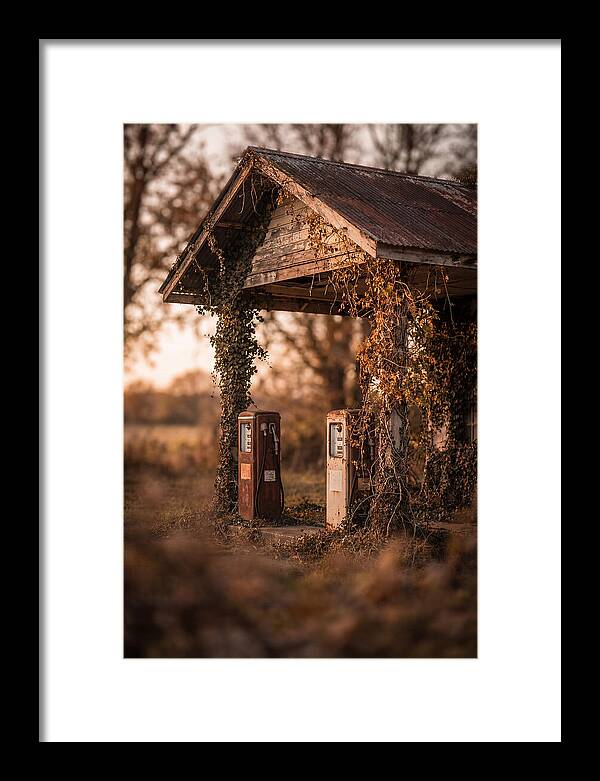 Vintage Gas Station Serenity