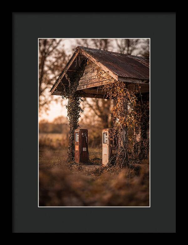 Vintage Gas Station Serenity