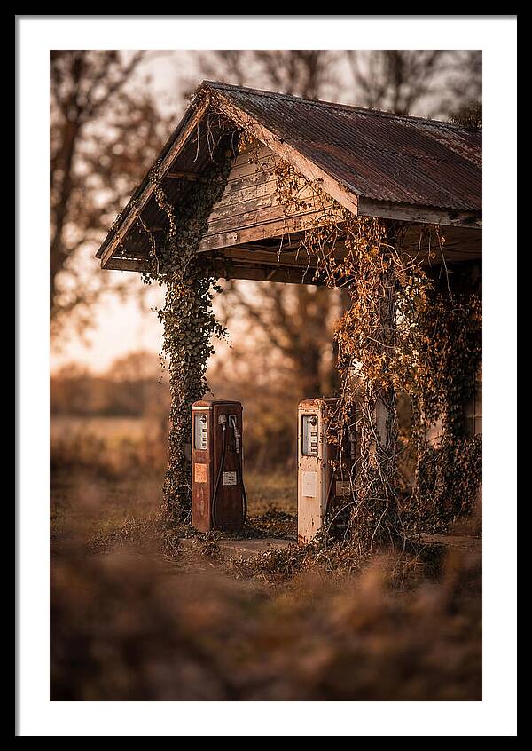 Vintage Gas Station Serenity