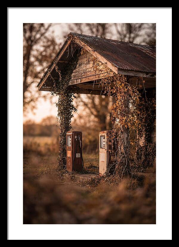 Vintage Gas Station Serenity