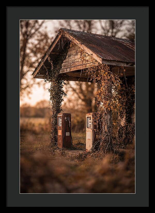 Vintage Gas Station Serenity