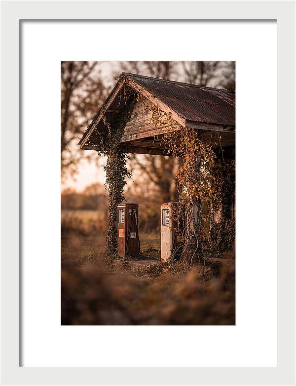 Vintage Gas Station Serenity