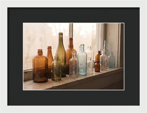 Vintage Glass Bottle Collection