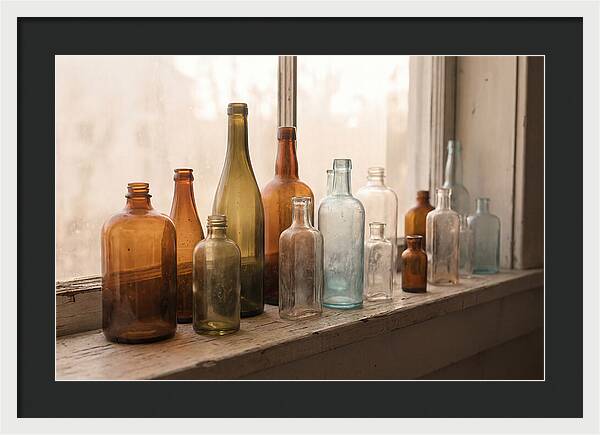 Vintage Glass Bottle Collection